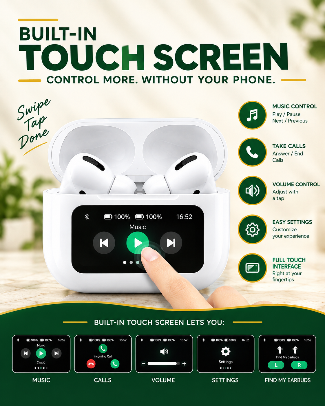 A9 AirPods Pro with Display
