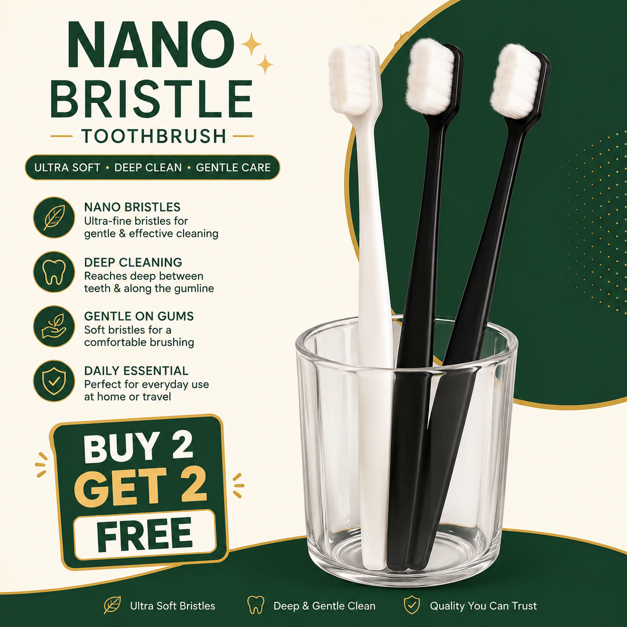 Nano Bristile Toothbrush