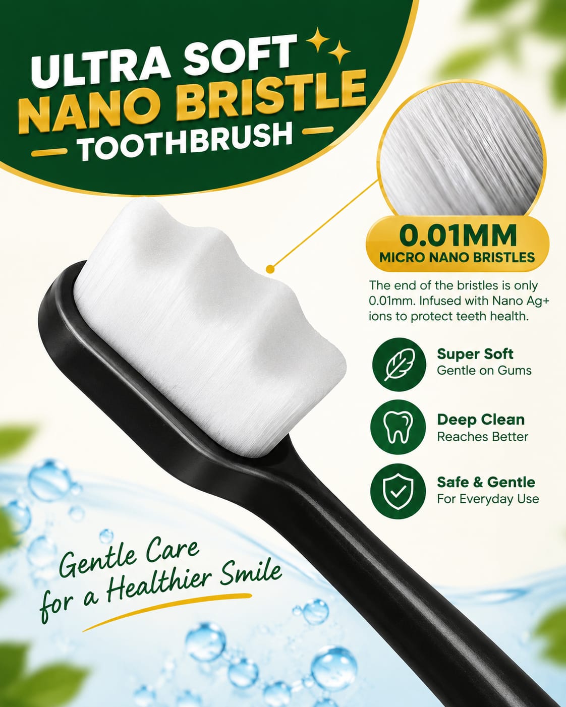 Nano Bristile Toothbrush